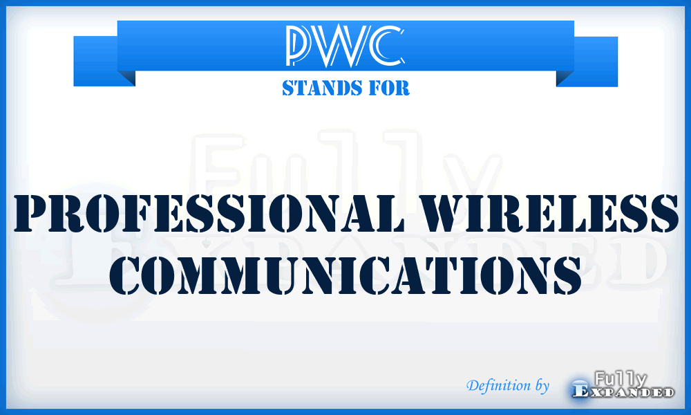 PWC - Professional Wireless Communications