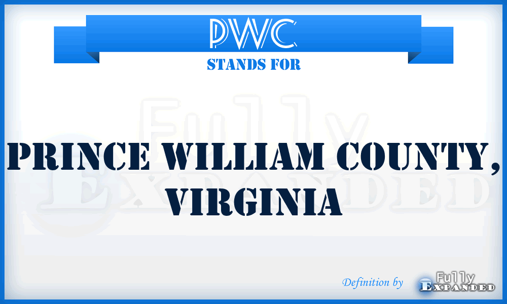 PWC - Prince William County, Virginia