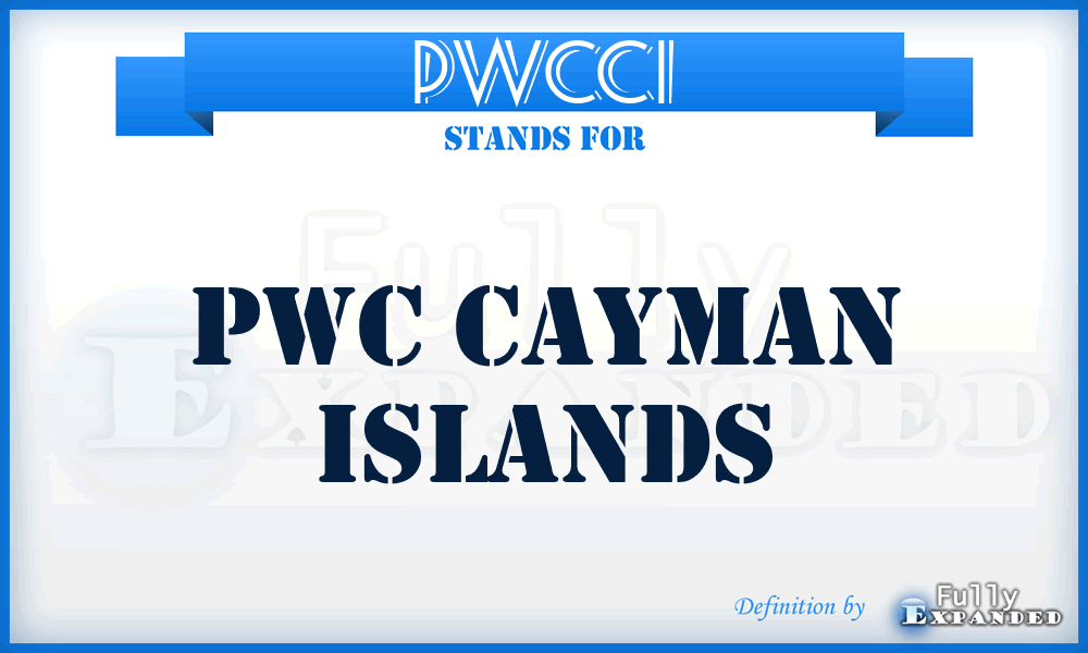 PWCCI - PWC Cayman Islands