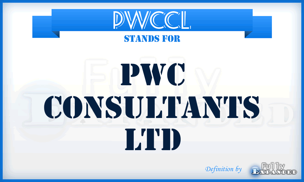 PWCCL - PWC Consultants Ltd