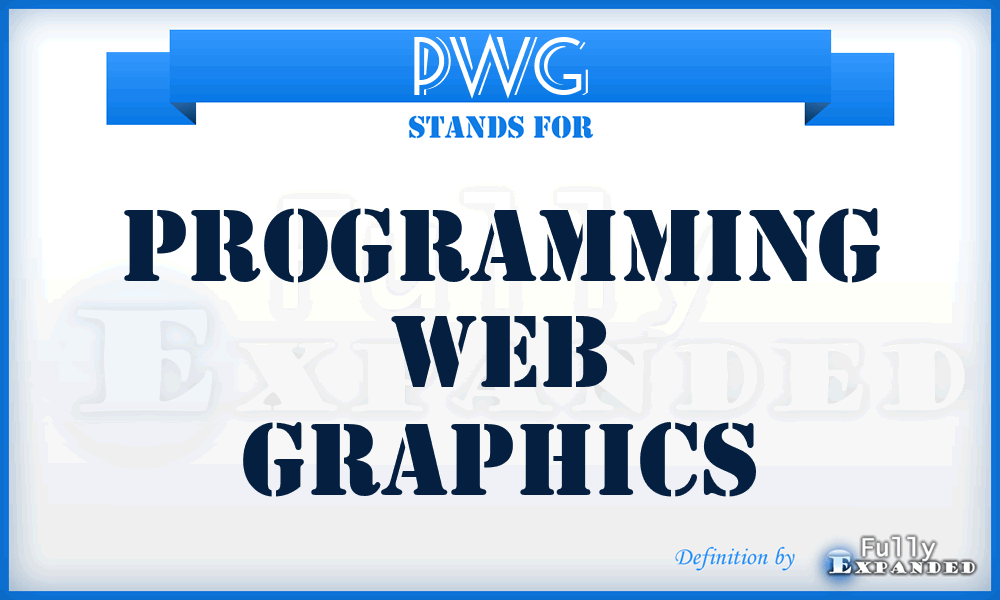 PWG - Programming Web Graphics