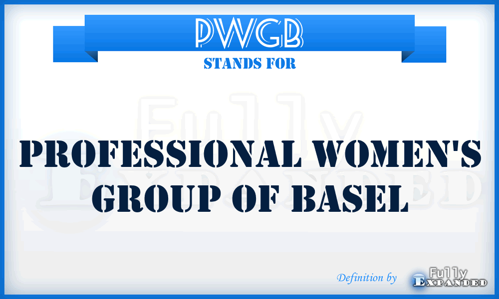 PWGB - Professional Women's Group of Basel