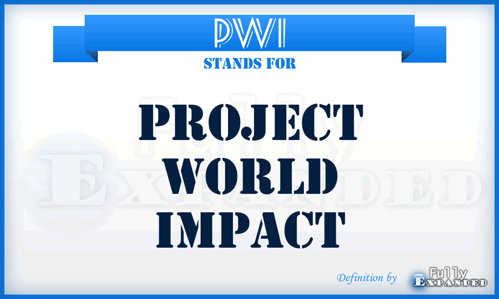 PWI - Project World Impact