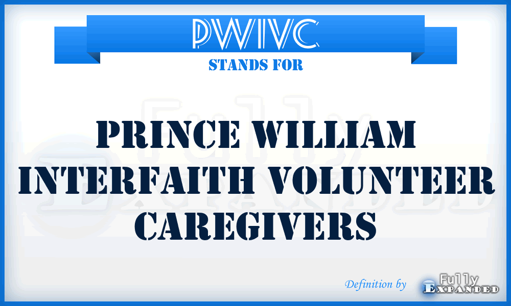 PWIVC - Prince William Interfaith Volunteer Caregivers