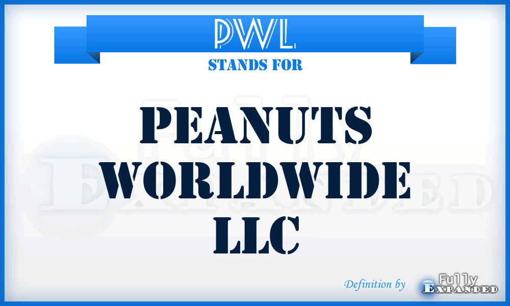 PWL - Peanuts Worldwide LLC