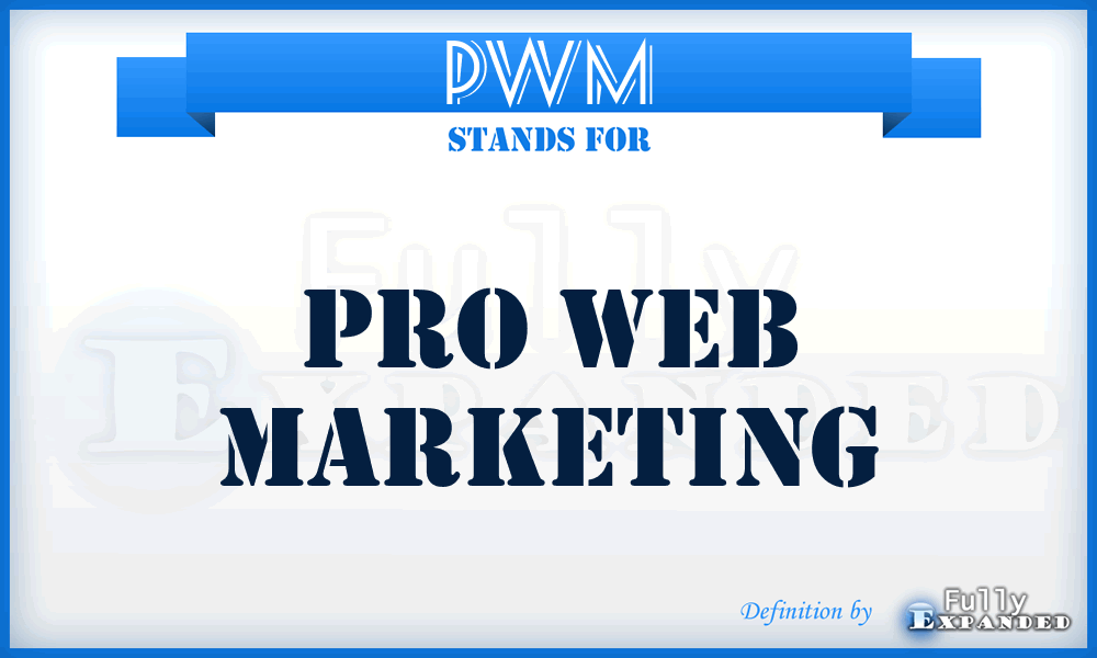 PWM - Pro Web Marketing