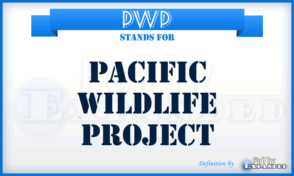PWP - Pacific Wildlife Project