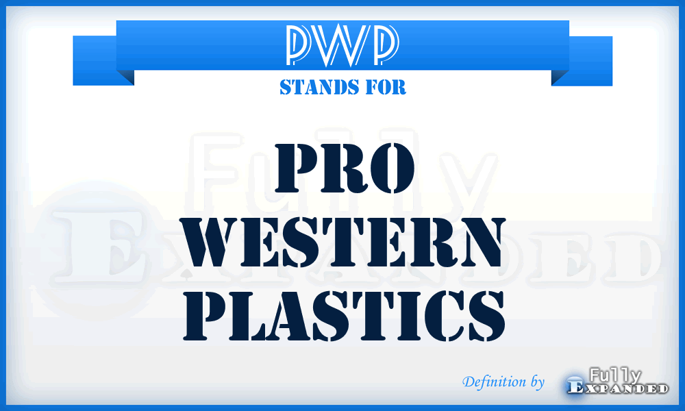 PWP - Pro Western Plastics