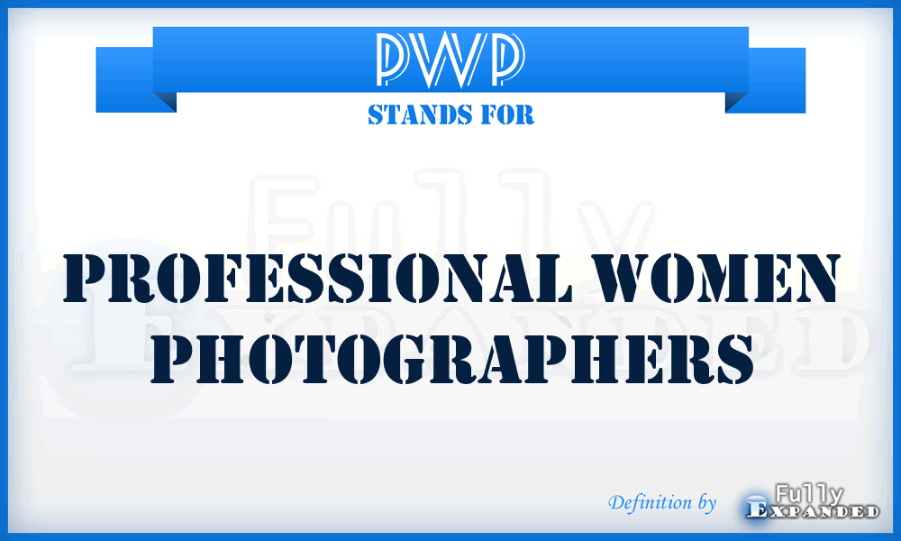 PWP - Professional Women Photographers