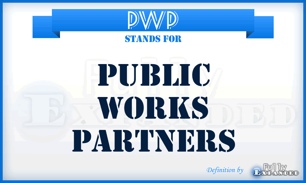 PWP - Public Works Partners