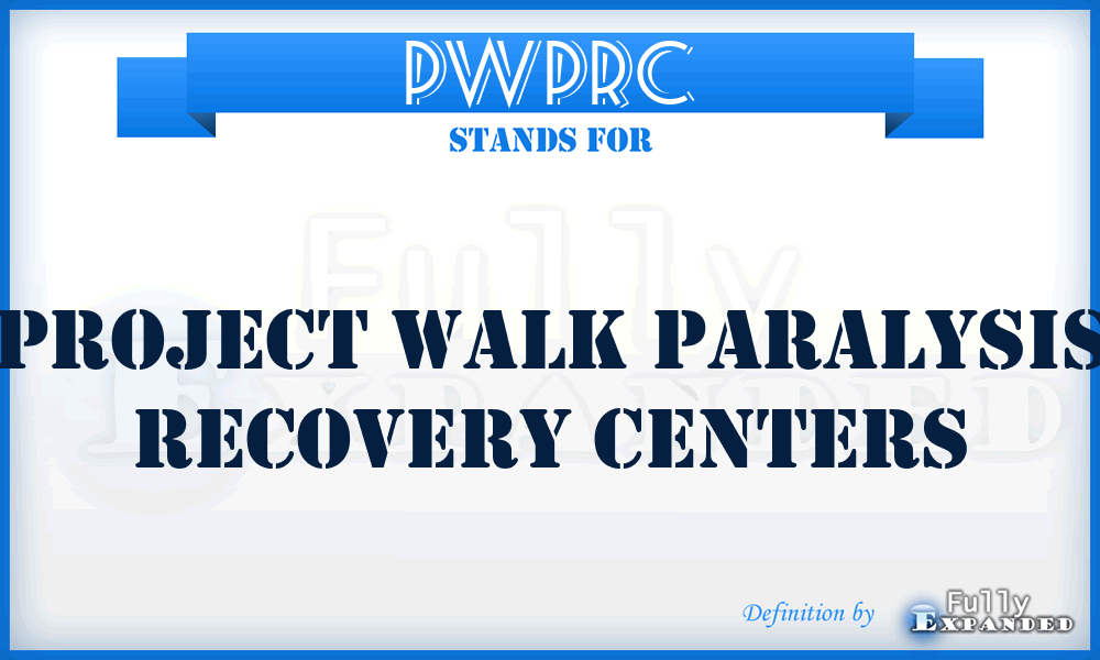 PWPRC - Project Walk Paralysis Recovery Centers