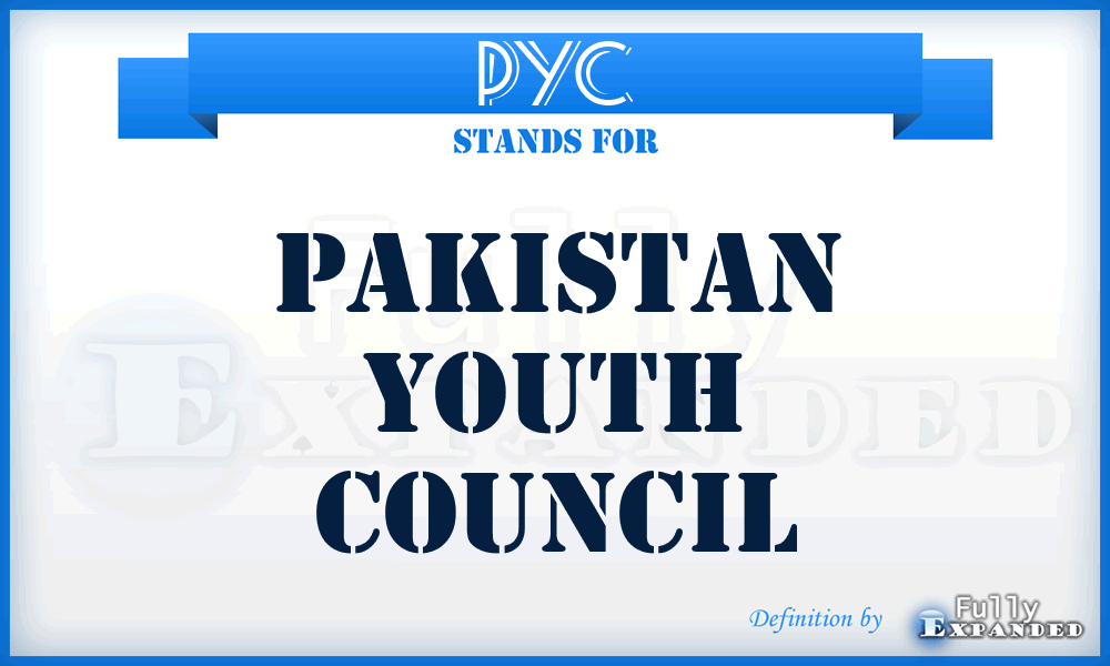 PYC - Pakistan Youth Council