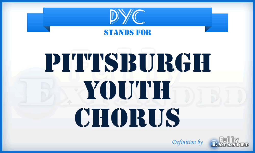 PYC - Pittsburgh Youth Chorus