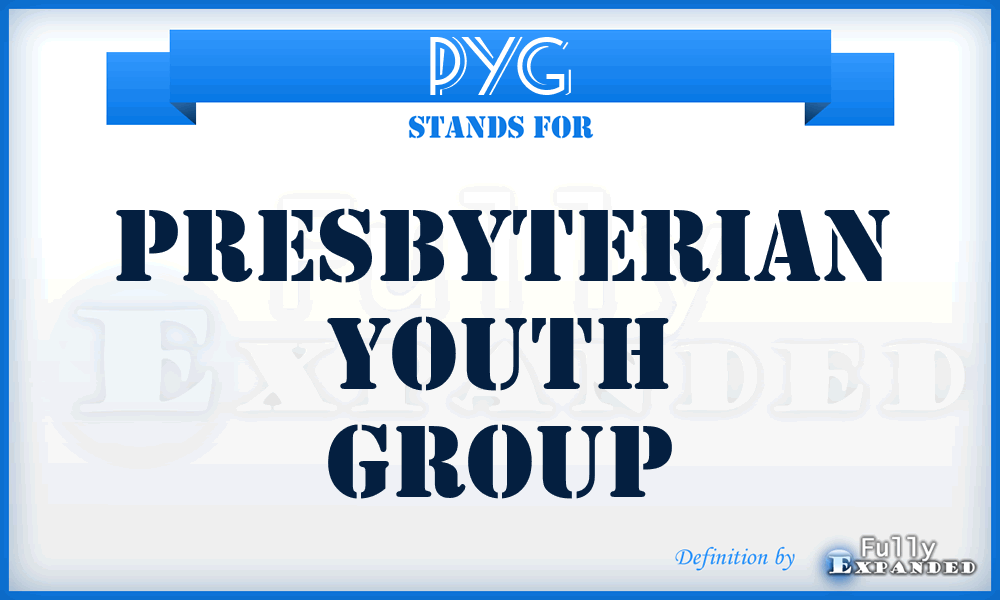 PYG - Presbyterian Youth Group