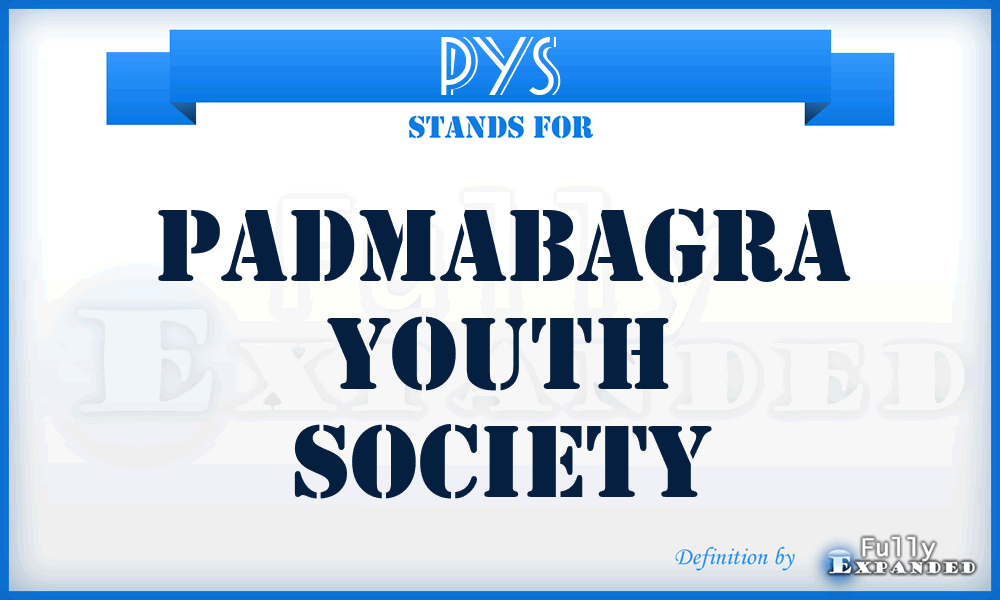 PYS - Padmabagra Youth Society