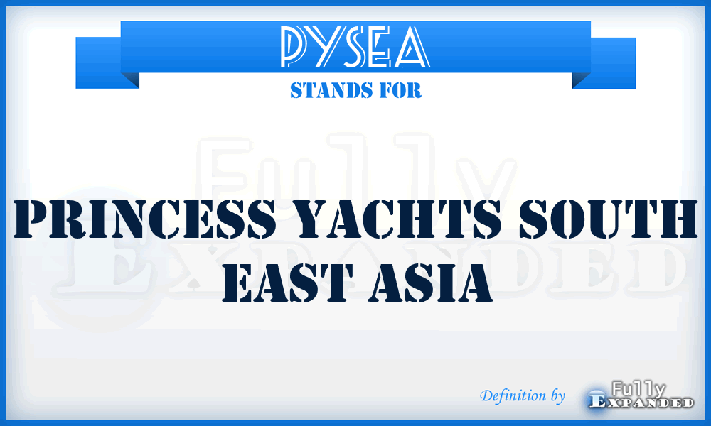PYSEA - Princess Yachts South East Asia