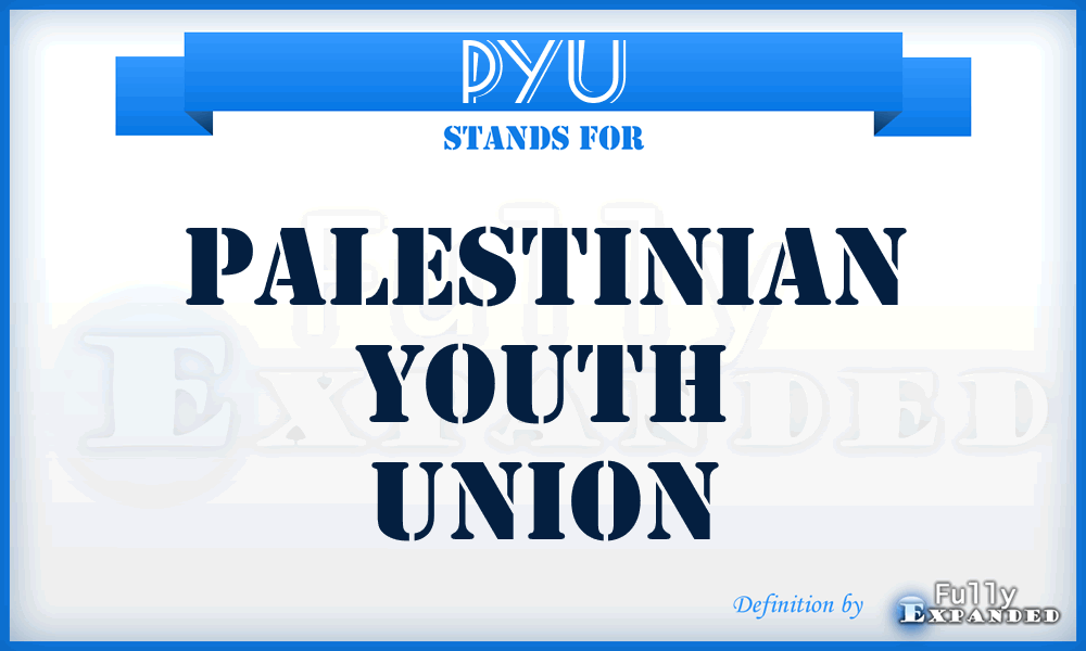 PYU - Palestinian Youth Union
