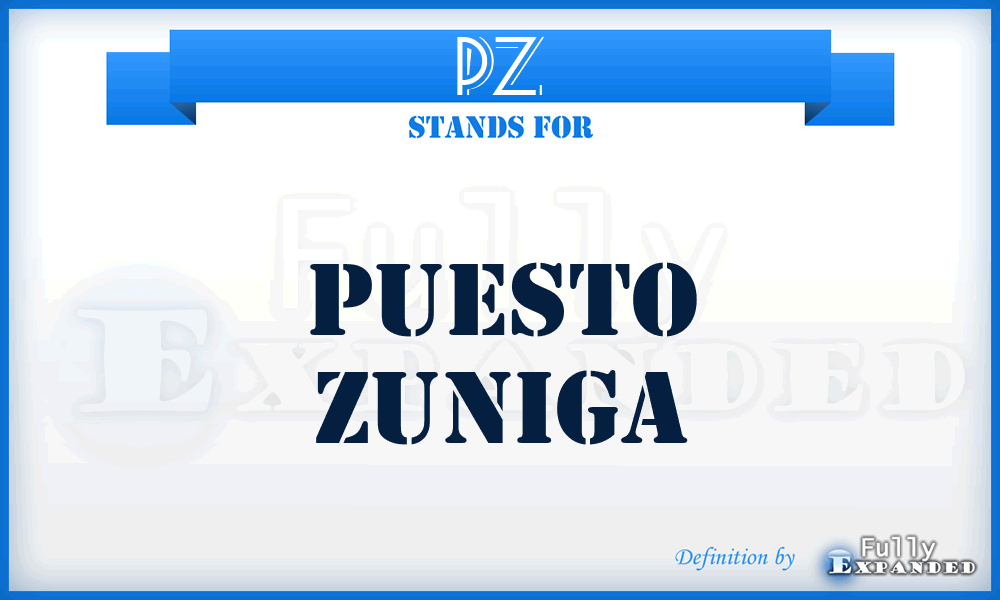 PZ - Puesto Zuniga