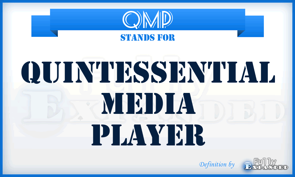 QMP - Quintessential Media Player