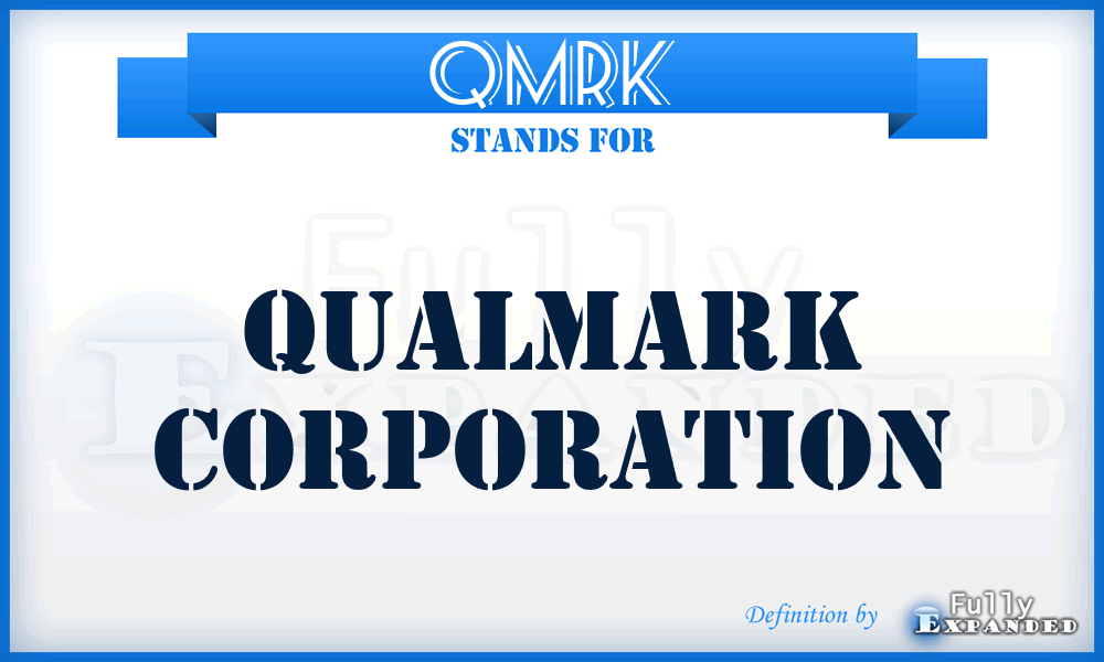 QMRK - Qualmark Corporation