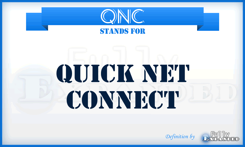 QNC - Quick Net Connect