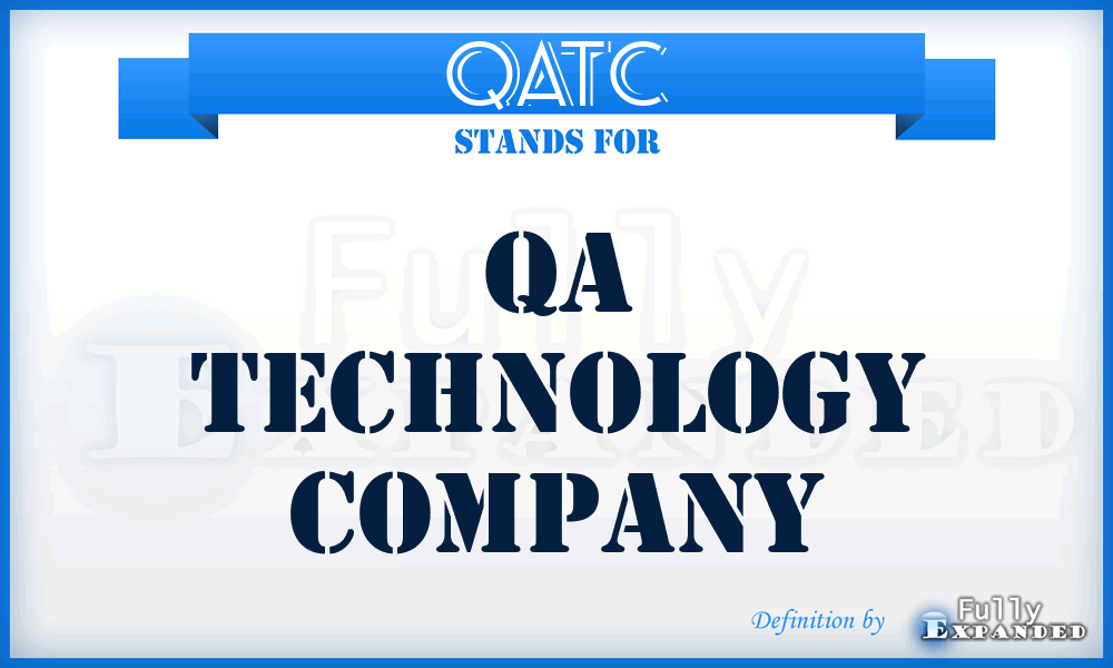 QATC - QA Technology Company