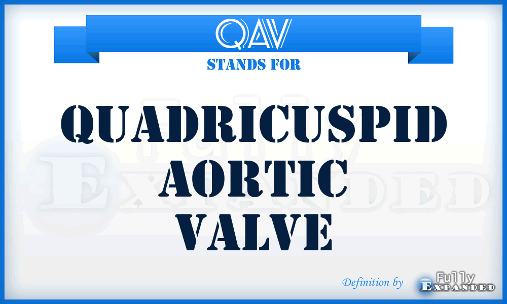 QAV - Quadricuspid Aortic Valve