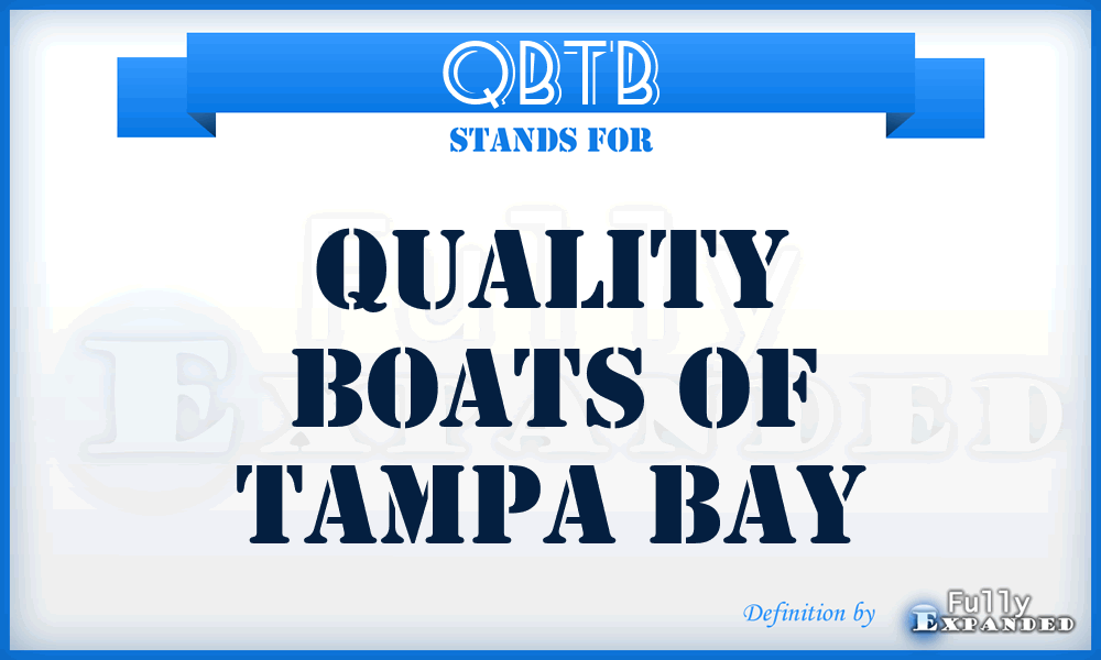 QBTB - Quality Boats of Tampa Bay