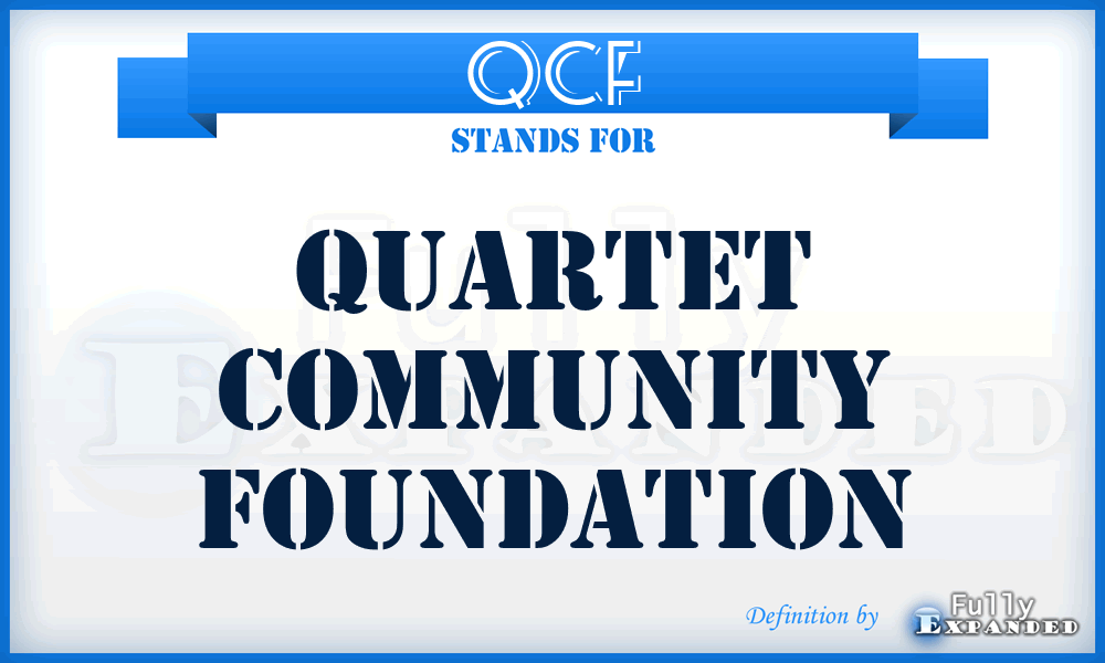 QCF - Quartet Community Foundation