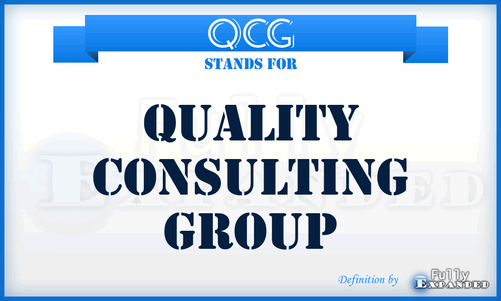 QCG - Quality Consulting Group