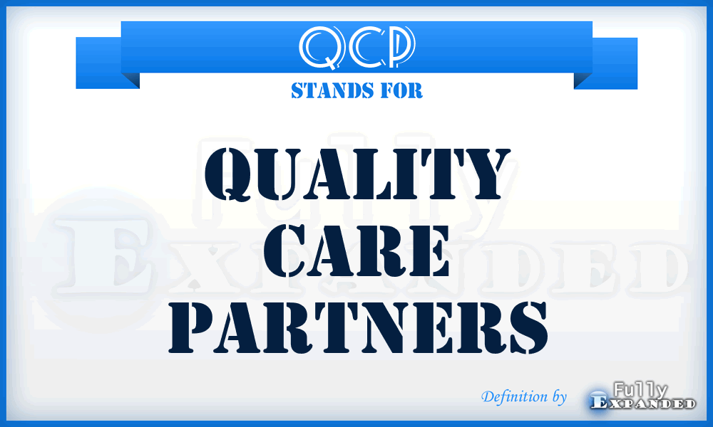 QCP - Quality Care Partners