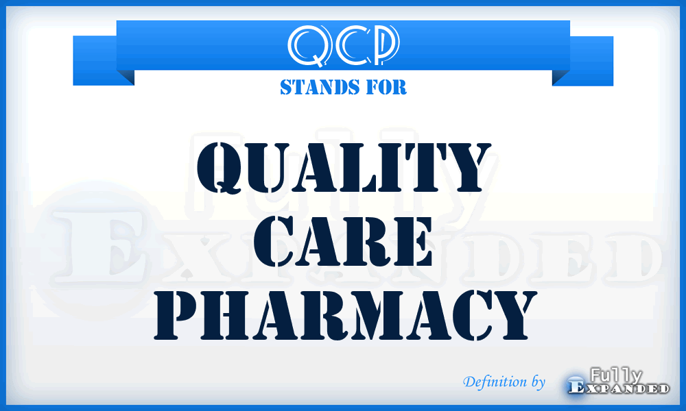 QCP - Quality Care Pharmacy