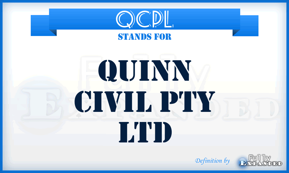 QCPL - Quinn Civil Pty Ltd