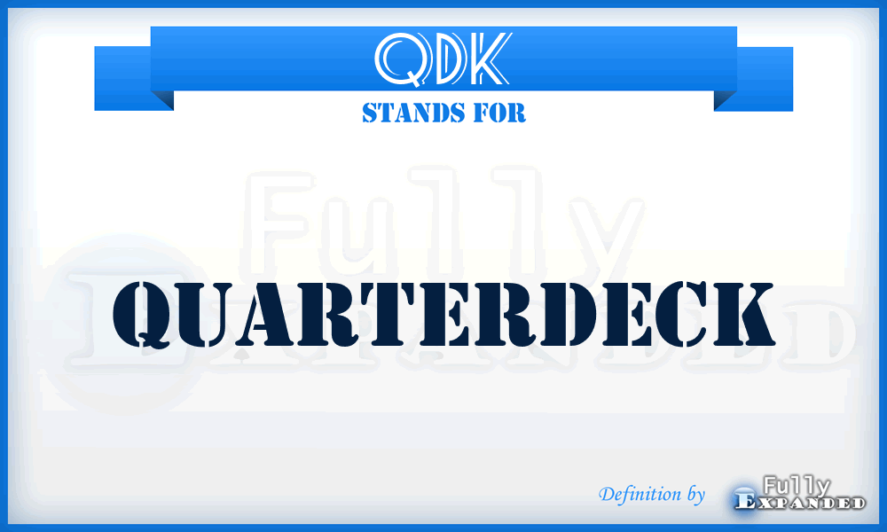 QDK - Quarterdeck