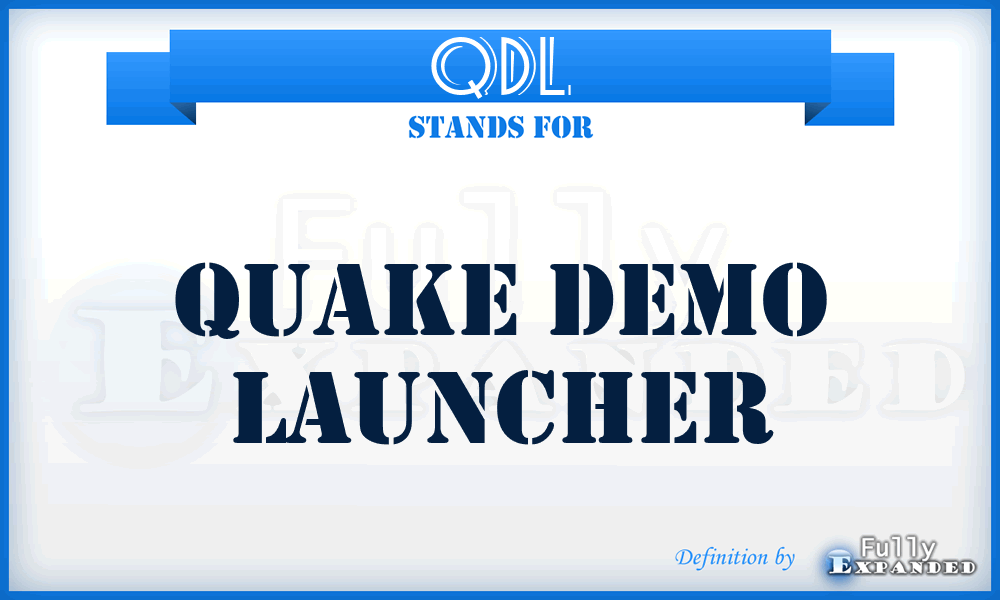 QDL - Quake Demo Launcher
