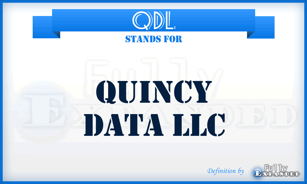 QDL - Quincy Data LLC