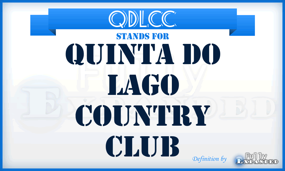 QDLCC - Quinta Do Lago Country Club