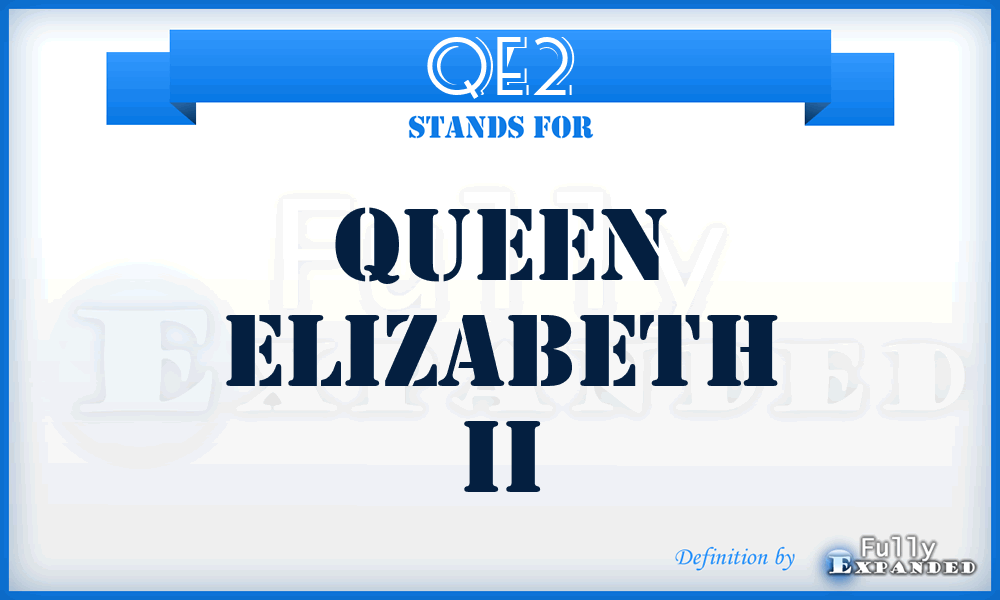 QE2 - Queen Elizabeth II