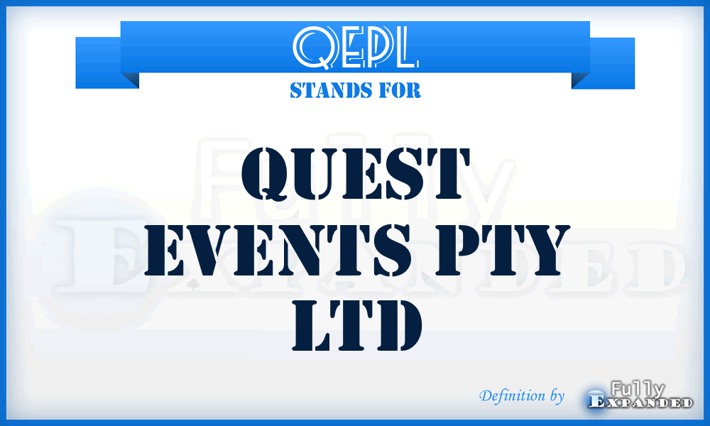 QEPL - Quest Events Pty Ltd