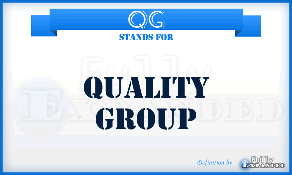 QG - Quality Group