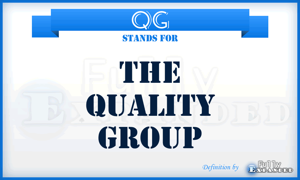 QG - The Quality Group