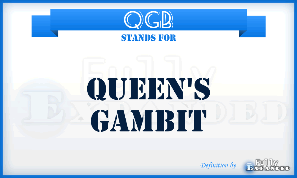 QGB - Queen's Gambit