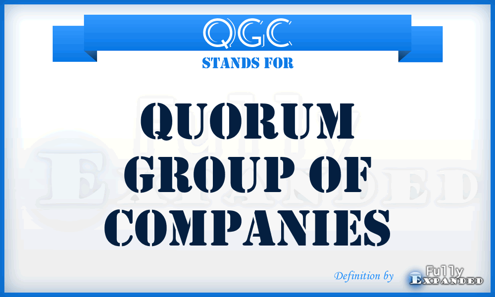 QGC - Quorum Group of Companies
