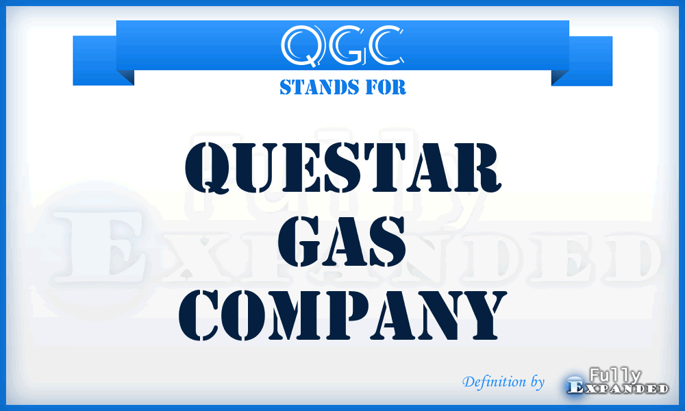 QGC - Questar Gas Company