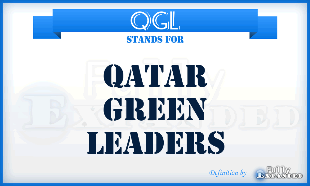 QGL - Qatar Green Leaders