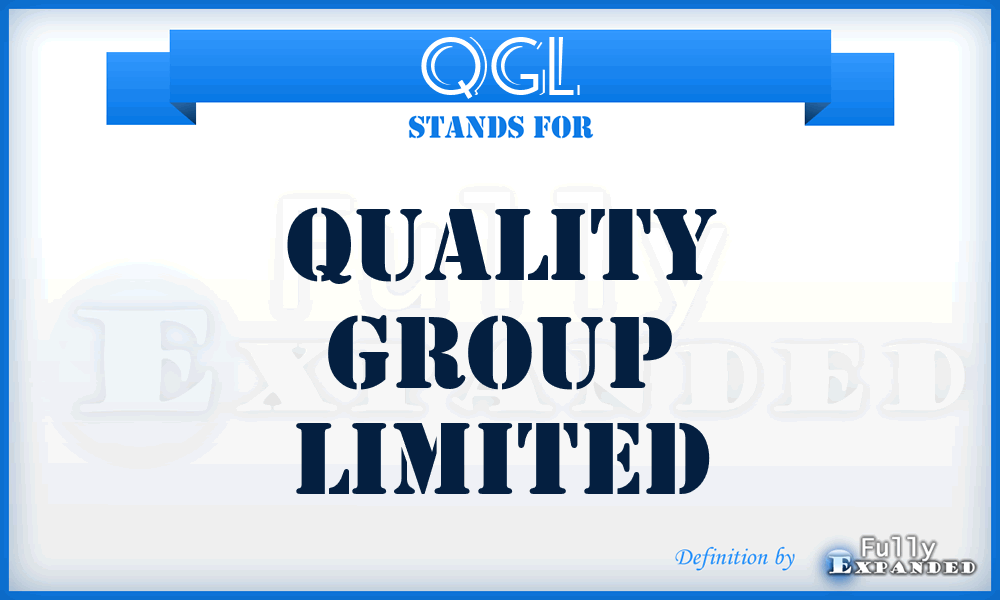 QGL - Quality Group Limited