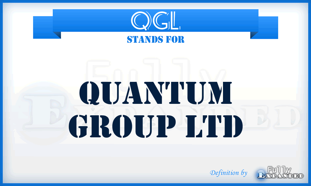 QGL - Quantum Group Ltd