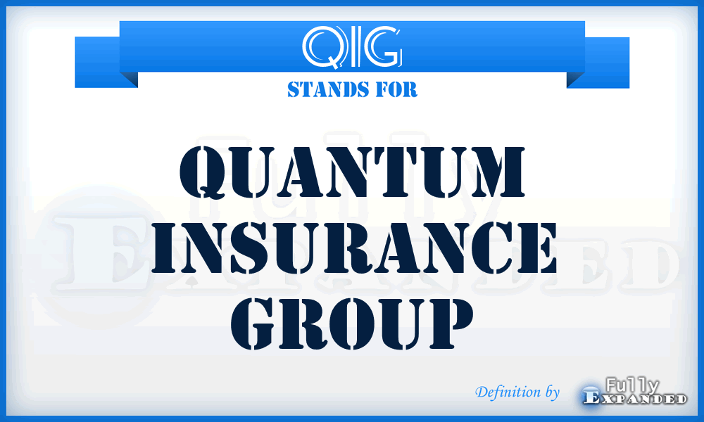 QIG - Quantum Insurance Group