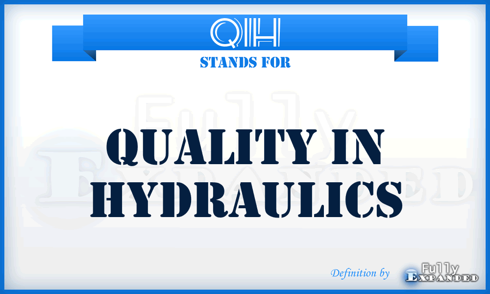 QIH - Quality In Hydraulics