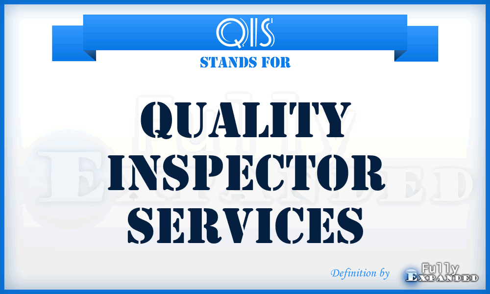 QIS - Quality Inspector Services